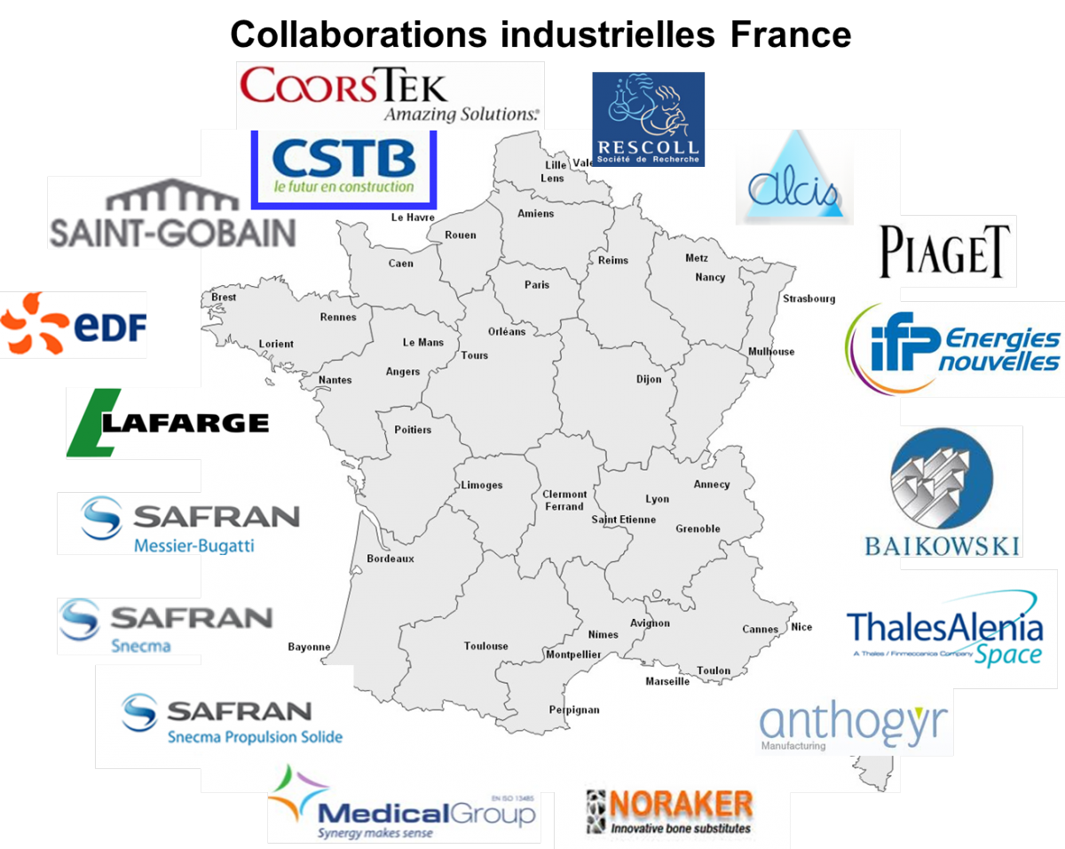 Collaborations industrielles France